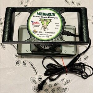 Medi-Rub MR-2 2000 Plus Body Massager Green 2 Speed Vibrating 2- Handheld Mint